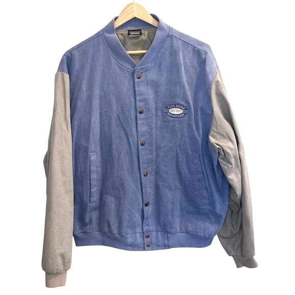 Vintage Canvas Ford Rouge Factory Tour Varsity Men's Jacket Size Large Y2K - Picture 1 of 9